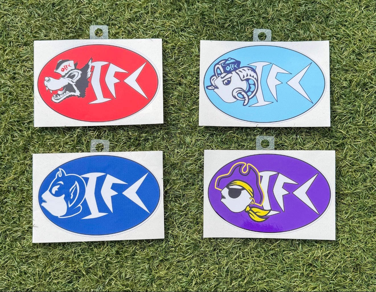 OIFC Bonefish College Stickers