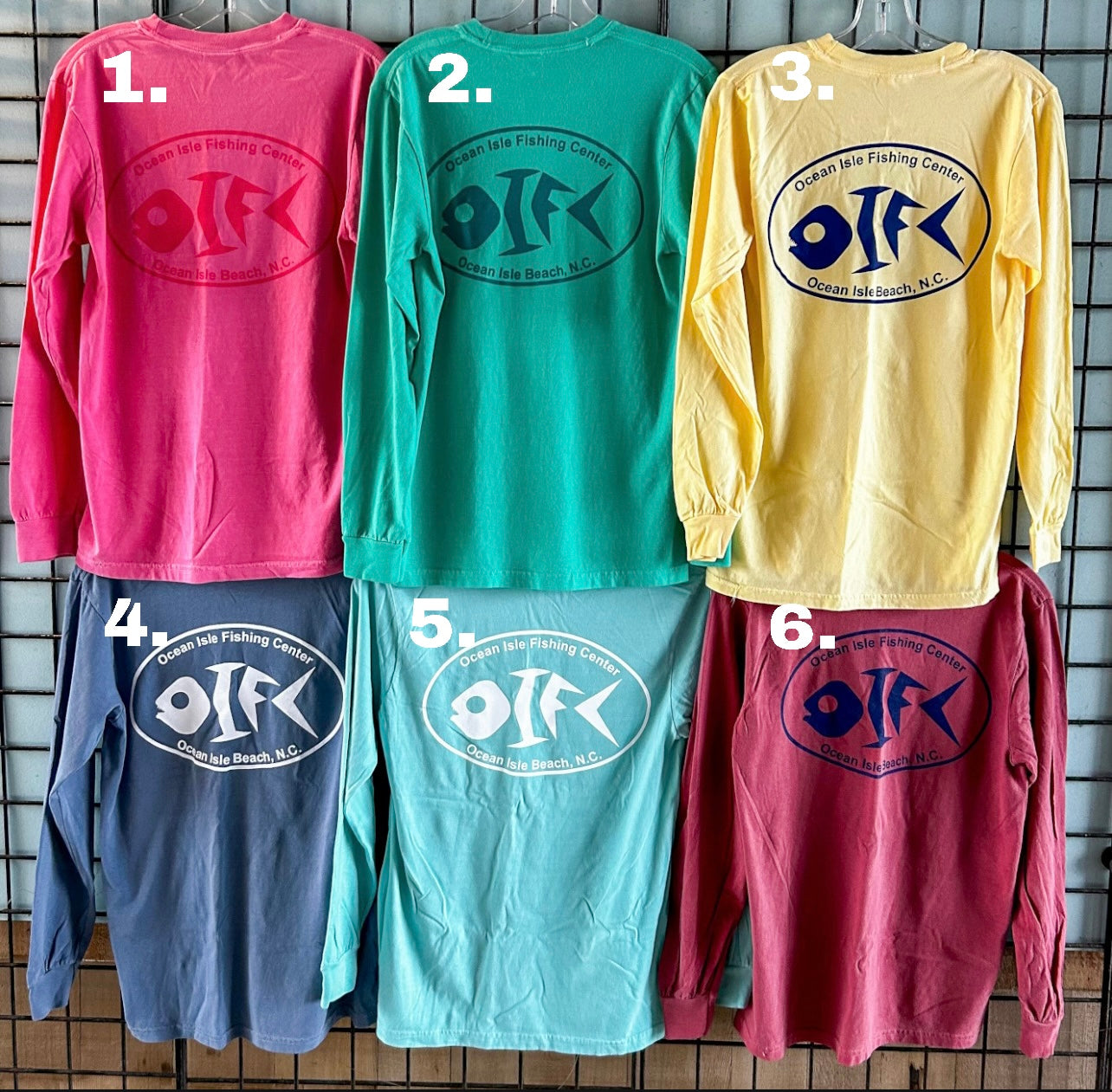 OIFC Bonefish Comfort Colors Long Sleeve