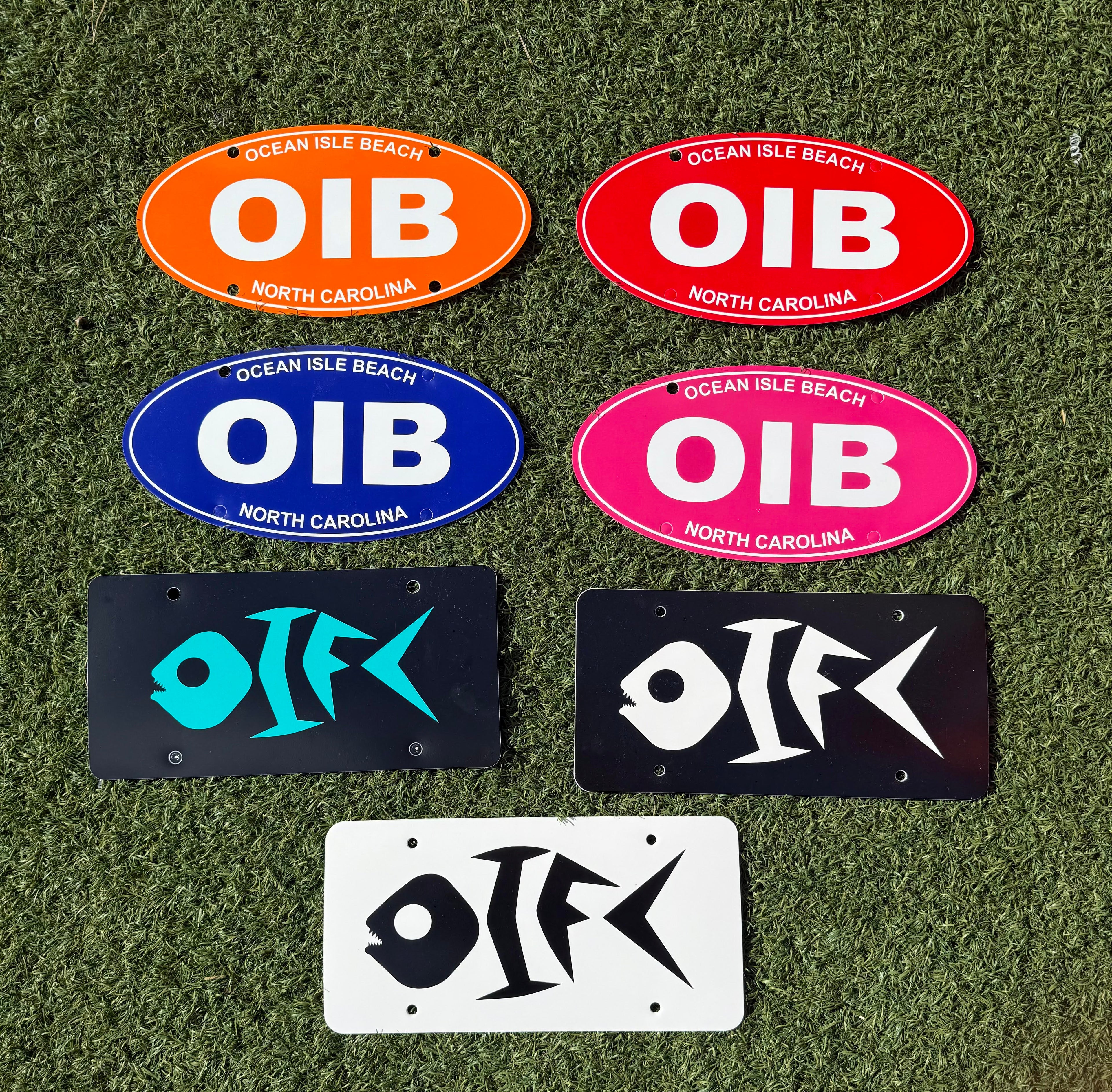 OIFC Assorted License Plates