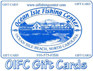 OIFC Gift Cards – Ocean Isle Fishing Center