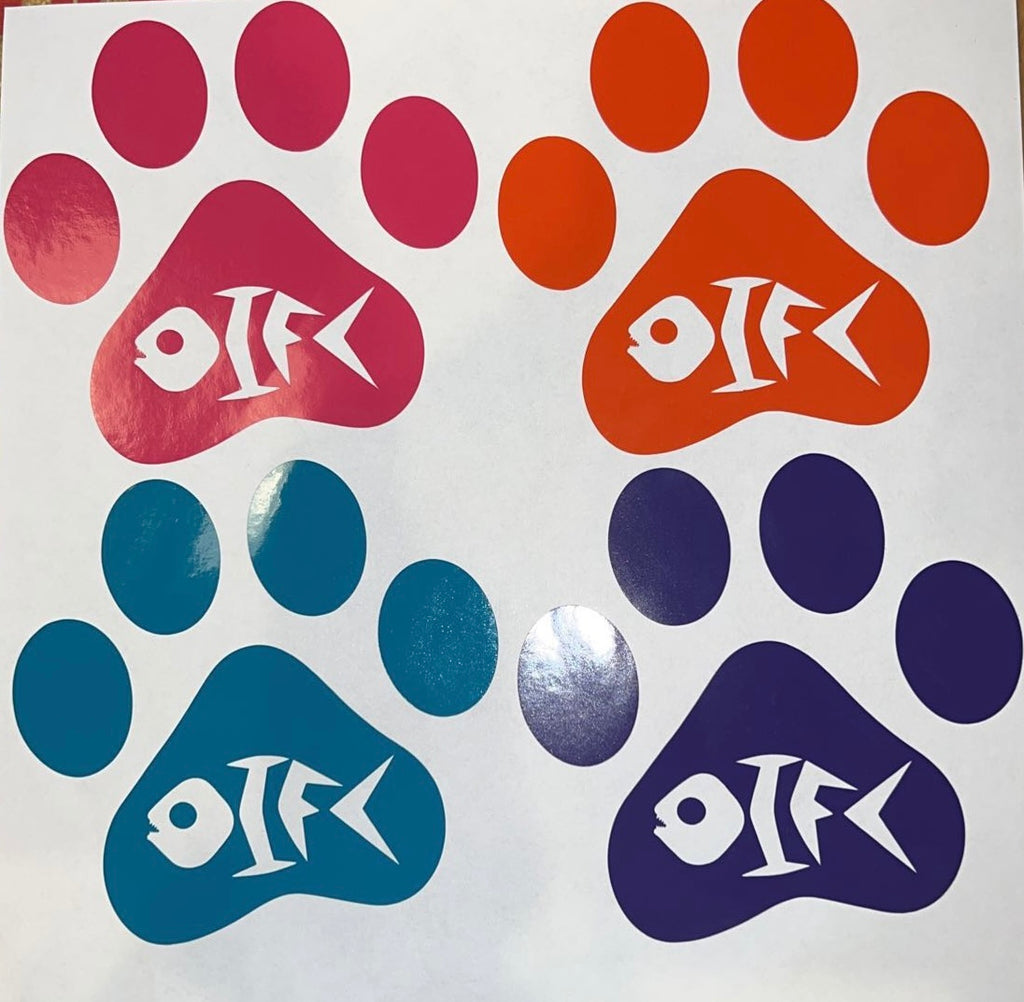 OIFC Bonefish Paw Decal